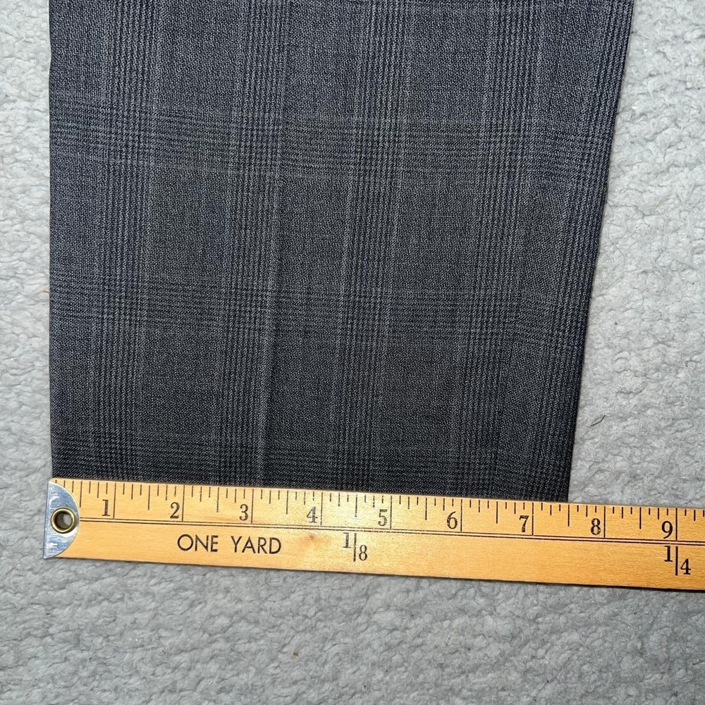 Brooks Brothers Milano Fit Pants Men's Sz W36 (36x 29) Gray Plaid 1865 Reda Wool - Picture 11 of 11